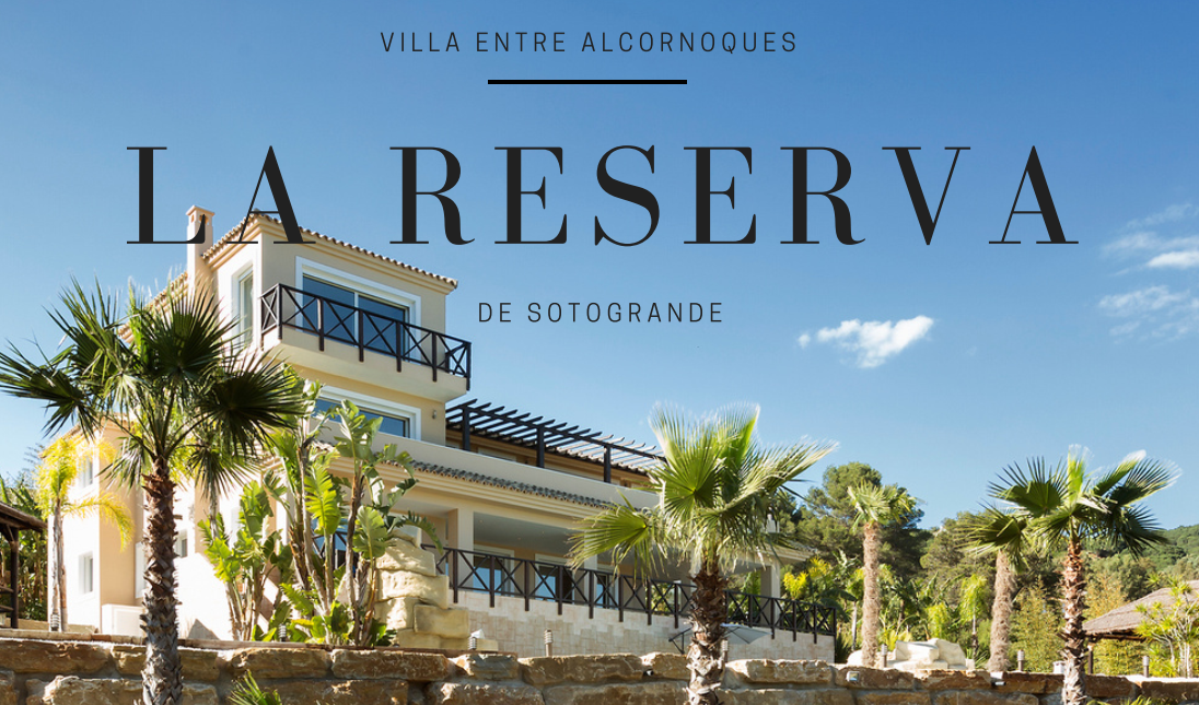 Villa entre Alcornocales. La Reserva de Sotogrande